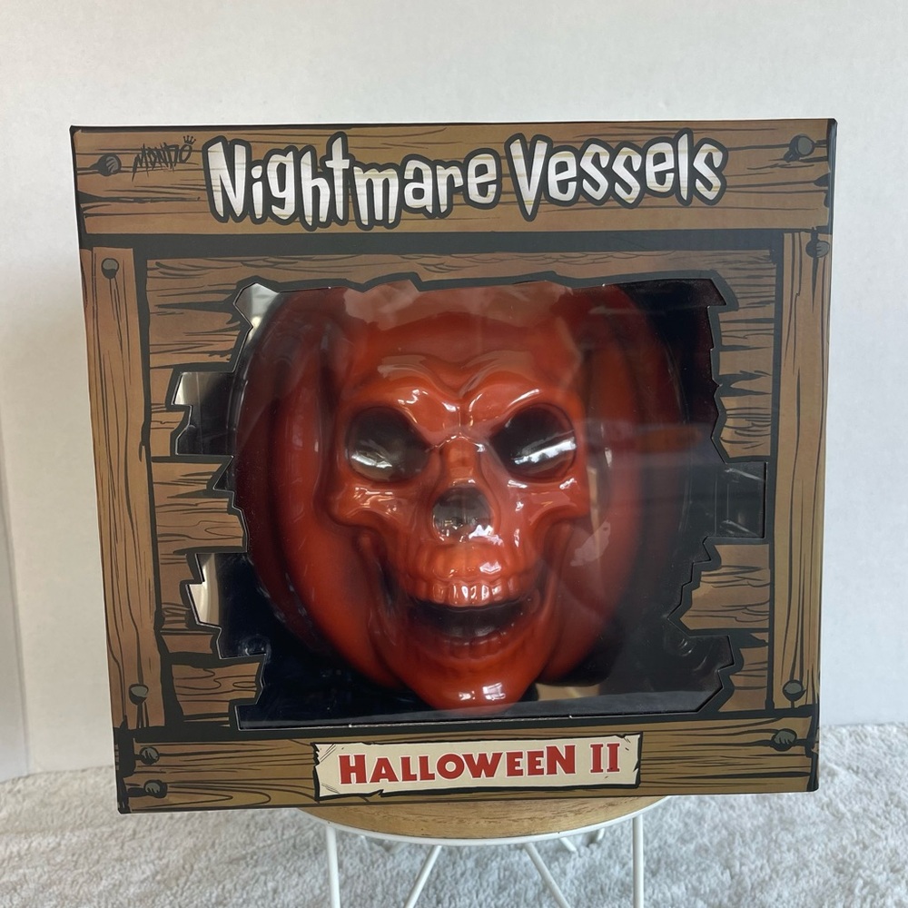 Nightmare Vessels Halloween II Orange Skull Collectible